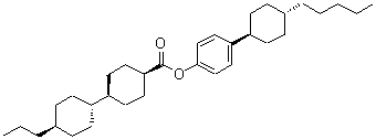 CAS 登录号：131790-57-3， 4-(反式-4-戊基环己基)苯基 (1R,1'S,4R,4'S)-4'-丙基-1,1'-联(环己基)-4-羧酸酯