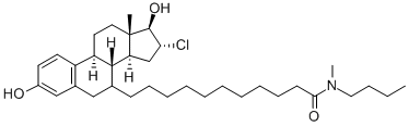 CAS#: 131811-54-6, N-Butyl-11-[(7R,8R,9S,13S,14S,16R,17R)-16-Chloro-3,17-Dihydroxy-13-Methyl-6,7,8,9,11,12,14,15,16,17-Decahydrocyclopenta[a]Phenanthren-7-Yl]-N-Methylundecanamide