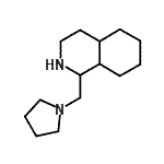 CAS#: 131847-40-0, 1-(1-Pyrrolidinylmethyl)Decahydroisoquinoline