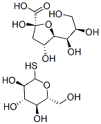 CAS 登录号：131853-21-9， (2R,4R,5R,6R)-6-[(1R)-1,2-二羟基乙基]-4,5-二羟基-2-[3-(膦酰甲基硫基)丙基硫基]四氢吡喃-2-羧酸