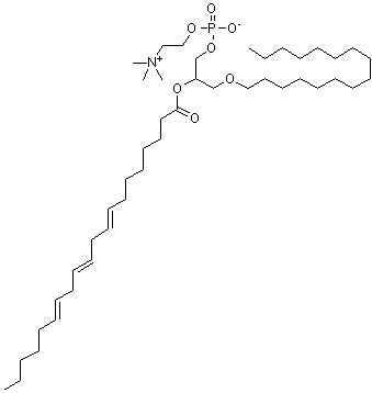 CAS 登录号：131907-73-8， 3-(十六烷氧基)-2-[(8E,11E,14E)-8,11,14-二十碳三烯酰基氧基]丙基 2-(三甲基铵基)乙基磷酸酯