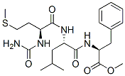 CAS 登录号：131924-30-6， 甲基(2S)-2-[[(2S)-2-[[(2S)-2-(氨基甲酰氨基)-4-甲硫基丁酰基]氨基]-4-甲基戊酰基]氨基]-3-苯丙酸酯