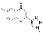 CAS 登录号：131924-47-5， 6-甲基-2-(1-甲基三唑-4-基)苯并吡喃-4-酮