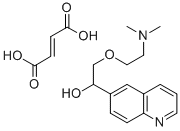 CAS 登录号:131964-35-7, alpha-((2-(二甲基氨基)乙氧基)甲基)-6-喹啉甲醇(E)-2-丁烯二酸盐
