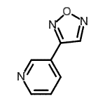 CAS 登录号：131988-03-9， 3-(1,2,5-恶二唑-3-基)吡啶