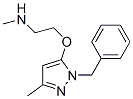 CAS 登录号：13200-70-9， 2-[(1-苄基-3-甲基-1H-吡唑-5-基)氧基]-N-甲基乙胺