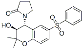 CAS#: 132014-21-2, 1-[(3S,4R)-3-Hydroxy-2,2-Dimethyl-6-Phenylsulfonylchroman-4-Yl]Pyrrolidin-2-One