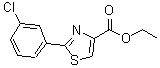 CAS#: 132089-34-0, Ethyl 2-(3-Chlorophenyl)-1,3-Thiazole-4-Carboxylate