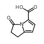 CAS#: 132114-55-7, 3-Oxo-2,3-Dihydro-1H-Pyrrolizine-5-Carboxylic Acid
