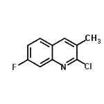 CAS#: 132118-48-0, 2-Chloro-7-Fluoro-3-Methylquinoline