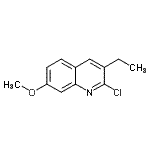 CAS#: 132118-50-4, 2-Chloro-3-Ethyl-7-Methoxyquinoline