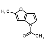 CAS#: 132120-23-1, 1-(2-Methyl-4H-Furo[3,2-b]Pyrrol-4-Yl)Ethanone