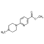 CAS#: 132144-02-6, Methyl 6-(4-Methyl-1-Piperazinyl)Nicotinate
