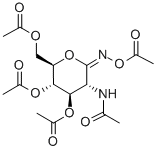 CAS 登录号：132152-77-3， 2-(乙酰氨基)-N-(乙酰氧基)-2-脱氧-D-葡萄糖酸肟 D-内酯 3,4,6-三乙酸酯