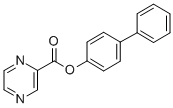 CAS 登录号：132172-95-3， (4-苯基苯基)吡嗪-2-羧酸酯