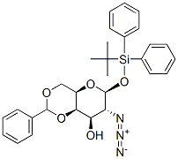 CAS#: 132183-16-5, 2-Azido-2-Deoxy-1-O-[(1,1-Dimethylethyl)Diphenylsilyl]-4,6-O-[(S)-Phenylmethylene]-beta-D-Galactopyranose