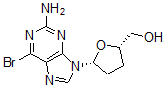 CAS#: 132194-22-0, [(2S,5R)-5-(2-Amino-6-Bromopurin-9-Yl)Oxolan-2-Yl]Methanol