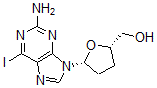 CAS 登录号：132194-23-1， [(2S,5R)-5-(2-氨基-6-碘嘌呤-9-基)四氢呋喃-2-基]甲醇