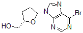 CAS 登录号：132194-25-3， [(2S,5R)-5-(6-溴嘌呤-9-基)四氢呋喃-2-基]甲醇