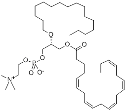 CAS#: 132196-28-2, (7R,13Z,16Z,19Z,22Z,25Z)-7-[(Hexadecyloxy)Methyl]-4-Hydroxy-N,N,N-Trimethyl-9-Oxo-3,5,8-Trioxa-4-Phosphaoctacosa-13,16,19,22,25-Pentaen-1-Aminium Inner Salt 4-Oxide