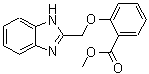 CAS 登录号：132207-28-4， 2-(1H-苯并咪唑-2-基甲氧基)苯甲酸甲酯