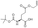 CAS 登录号：132286-79-4， N-[(1,1-二甲基乙氧基)羰基]-L-谷氨酸 5-(2-丙烯-1-基)酯