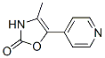 CAS#: 132338-12-6, 4-Methyl-5-Pyridin-4-Yl-3H-1,3-Oxazol-2-One