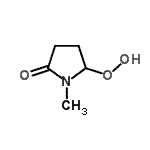 CAS#: 132407-76-2, 5-Hydroperoxy-1-Methyl-2-Pyrrolidinone