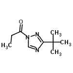 CAS#: 132408-63-0, 1-[3-(2-Methyl-2-Propanyl)-1H-1,2,4-Triazol-1-Yl]-1-Propanone
