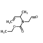 CAS 登录号：132414-77-8， 乙基3-丁烯-2-基(2-氧代乙基)氨基甲酸酯
