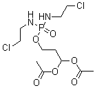 CAS 登录号：132432-63-4， N,N'-二(2-氯乙基)二氨基磷酸 3,3-二(乙酰氧基)丙基酯