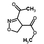 CAS#: 132659-36-0, Methyl 3-Acetyl-4,5-Dihydro-1,2-Oxazole-4-Carboxylate