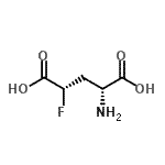 CAS 登录号：132746-47-5， (4S)-4-氟-D-谷氨酸