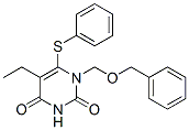 CAS#: 132774-46-0, 5-Ethyl-1-(Phenylmethoxymethyl)-6-Phenylsulfanylpyrimidine-2,4-Dione
