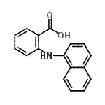 CAS 登录号：13278-41-6， 2-(1-萘基氨基)苯甲酸