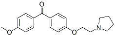 CAS 登录号:13278-77-8, 4-(beta(N-吡咯烷基)乙氧基)-4'-甲氧基二苯甲酮