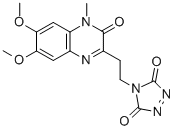 CAS#: 132788-52-4, 4-[2-(6,7-Dimethoxy-4-Methyl-3-Oxoquinoxalin-2-Yl)Ethyl]-1,2,4-Triazole-3,5-Dione