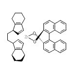 CAS 登录号：132881-66-4， [1,1'-联萘-2,2'-二醇(2-)-kappa<sup>2</sup>O<sup>2</sup>,O<sup>2'</sup>]锆-(1'R)-1,1'-(1,2-乙二基)二-4,5,6,7-四氢-1H-茚(1:1)