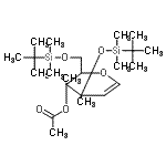CAS 登录号：132891-79-3， (2Xi)-3-O-乙酰基-2,6-脱水-5-脱氧-1,4-二-O-[二甲基(2-甲基-2-丙基)硅烷基]-3,4-二-C-甲基-D-苏-己-5-烯糖