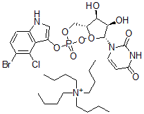 CAS#: 132900-87-9, Uridine-3'-(5-bromo-4-chloroindol-3-yl)-phosphate tetrabutylazanium