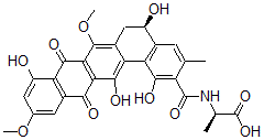 CAS 登录号：132971-64-3， 普拉定霉素O
