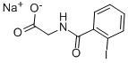 CAS#: 133-17-5, Sodium 2-[(2-Iodobenzoyl)Amino]Acetate