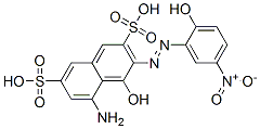 CAS#: 13301-33-2, 5-Amino-4-Hydroxy-3-[(2-Hydroxy-5-Nitrophenyl)Azo]Naphthalene-2,7-Disulphonic Acid