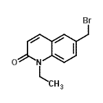 CAS#: 133032-63-0, 6-(Bromomethyl)-1-Ethyl-2(1H)-Quinolinone