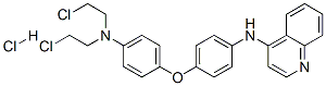 CAS#: 133041-53-9, N-[4-[4-[Bis(2-Chloroethyl)Amino]Phenoxy]Phenyl]Quinolin-4-Amine Hydrochloride