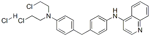 CAS#: 133041-54-0, N-[4-[[4-[Bis(2-Chloroethyl)Amino]Phenyl]Methyl]Phenyl]Quinolin-4-Amine Hydrochloride