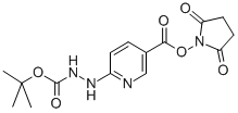 CAS#: 133081-26-2, 6-[1-[(1,1-Dimethylethoxy)Carbonyl]Hydrazinyl]-3-Pyridinecarboxylic Acid 2,5-Dioxo-1-Pyrrolidinylester