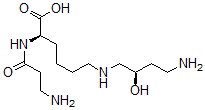 CAS#: 133083-20-2, (2R)-6-[[(2R)-4-Amino-2-Hydroxybutyl]Amino]-2-(3-Aminopropanoylamino)Hexanoic Acid