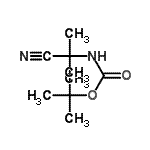 CAS#: 133117-97-2, 2-Methyl-2-Propanyl (2-Cyano-2-Propanyl)Carbamate