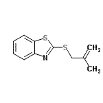 CAS#: 133158-13-1, 2-[(2-Methyl-2-Propen-1-Yl)Sulfanyl]-1,3-Benzothiazole